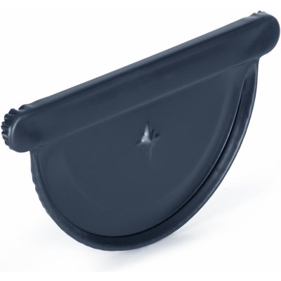 Evromat Čelo pro okapový žlab 333 mm pozink lak RAL 7016 antracit – Sleviste.cz