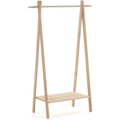 Kave Home Natane stojan na oblečení přírodní 95 cm 152 cm 44 cm – Sleviste.cz