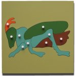 Montessori B019 Puzzle cvrček – Zboží Dáma