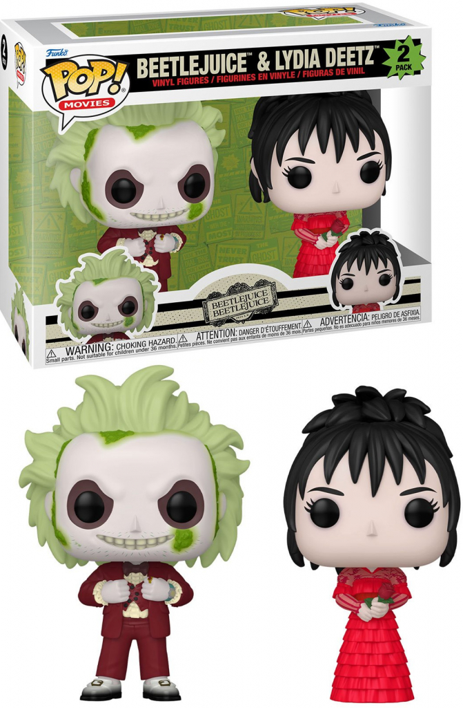 Funko POP! 2 Pack Beetlejuice 2 Beetlejuice & Lydia Deetz