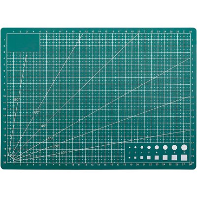 Verk 11354 Podložka na řezání a stříhání oboustranná A4 zelená – Zbozi.Blesk.cz