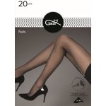 Gatta Nais 20 DEN punčochové kalhoty nero-silver/černá-stříbrná – Zboží Dáma