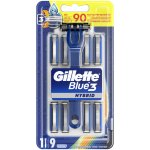 Gillette Blue3 + 9 ks hlavic – Zboží Dáma