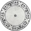 Jídelní stůl Bella Umbria Keramický stůl Symbolo z lávového kamene Barva nohou: Nuvola Domiziani (Kouřově zemitá barva)