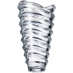 Crystalite Bohemia Skleněná váza Wave 340 mm – Zboží Dáma