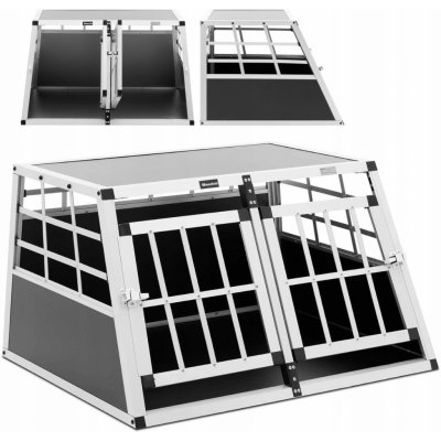 Wiesenfield Přepravní box pro psy auto hliníkový lichoběžník 69 x 90 x 50 cm – Zboží Mobilmania