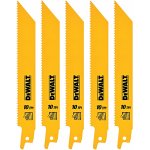 DeWALT DT2345 pilový plátek demoliční na dřevo s hřebíky a hliník pro aku mečové pily 152mm 5ks – Zboží Dáma