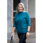 Italy fashion Elegantní svetr BUNT [ZS5390] Černá – Zboží Dáma