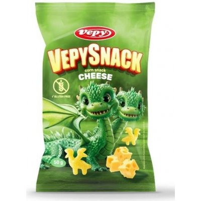 Vepy snack Kukuřičný snack s příchutí sýra bez lepku 50 g – Hledejceny.cz