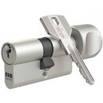 Assa Abloy FAB 3.02/BDKvNs 50+45K 5KL. s knoflíkem velkým NIKL – Hledejceny.cz