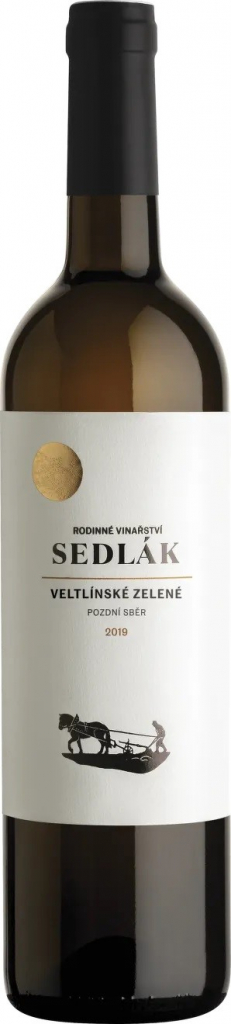 Vinařství Sedlák Veltlínské zelené suché 2021 0,75 l