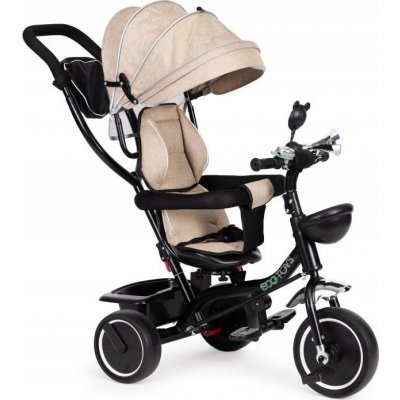 ECOTOYS s otočným sedadlem stříška béžová – Zboží Dáma