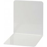 Podpěra na knihy, kovová, 2 ks, 14 × 12 × 14 cm, WEDO, světle šedá 1021137 – Hledejceny.cz