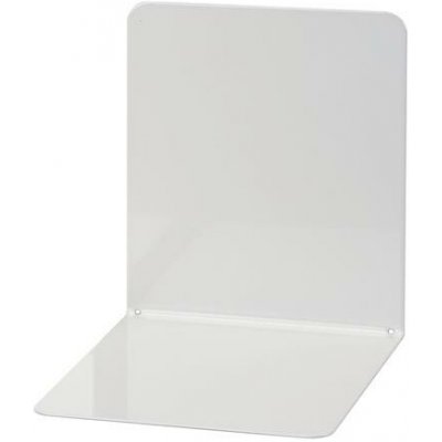 Podpěra na knihy, kovová, 2 ks, 14 × 12 × 14 cm, WEDO, světle šedá 1021137 – Hledejceny.cz
