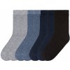 Pepperts Chlapecké ponožky s BIO bavlnou 7 párů šedá / modrá / námořnická modrá / černá