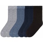 Pepperts Chlapecké ponožky s BIO bavlnou 7 párů šedá / modrá / námořnická modrá / černá – Zboží Dáma