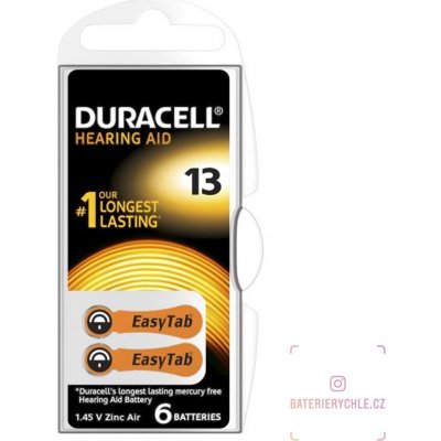 Duracell Easy Tab 6ks DA13P6 – Zboží Mobilmania