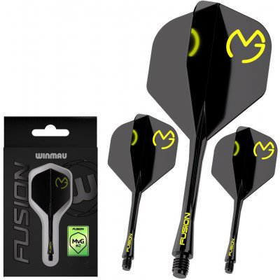 Winmau Fusion MvG Pac Man, No2 letky a střední násadky – Zboží Dáma