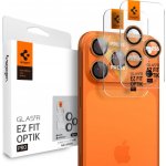 Spigen Glass tR EZ Fit Optik Pro 2 ks, oranžový - iPhone 17/16/15/14 Pro / 17/16/15/14 Pro Max (AGL10123) – Zboží Živě