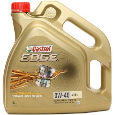 Castrol Edge Titanium A3/B4 0W-40 4 l – Zboží Mobilmania