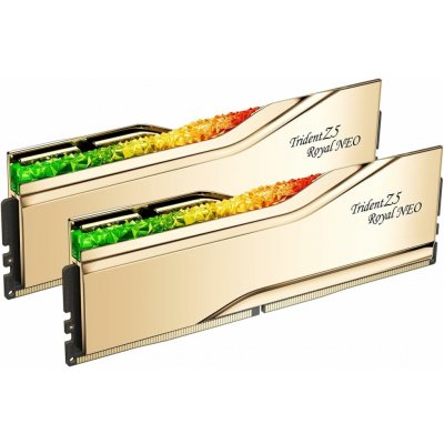 G.Skill Trident Z5 Royal NEO Gold DDR5 96GB 6000MHz CL28 (2x48GB) F5-6000J2836F48GX2-TR5NG – Zboží Mobilmania