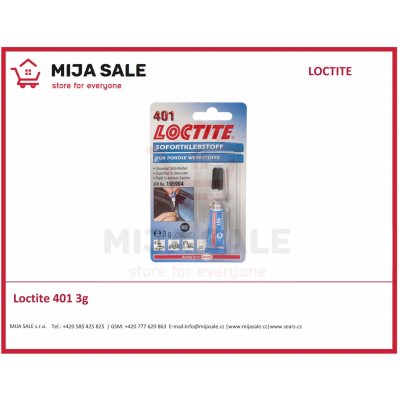 LOCTITE 401 vteřinové lepidlo 3 g – Hledejceny.cz