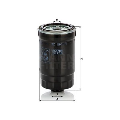 Palivový filtr MANN-FILTER WK 8019/1 (WK8019/1)