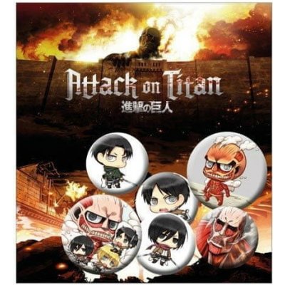 GB eye sada placek Attack on Titan 6 ks