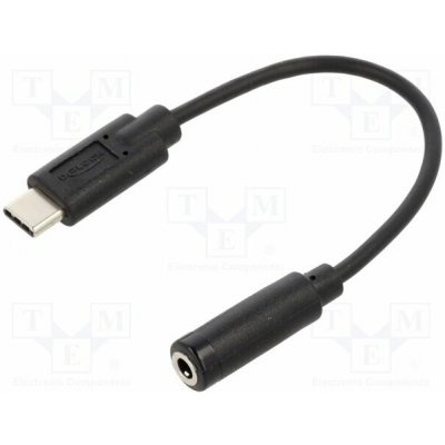 Delock 65842 stereo,USB 2.0 Jack 3,5mm 3pin zásuvka,USB C vidlice – Zboží Živě