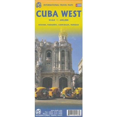 mapa Cuba West 1:600 t.