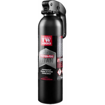 TW1000 Pepřový sprej Fog Titan s automatickým pružinovým uzávěrem a dosahem 4-6 m, 750 ml – Zboží Dáma
