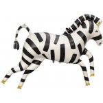 PartyDeco Balonek fóliový Zebra 115 cm – Zboží Dáma