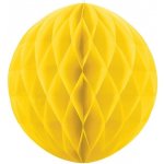 Honeycomb Papírová dekorační koule ŽLUTÁ 10cm – Zboží Dáma