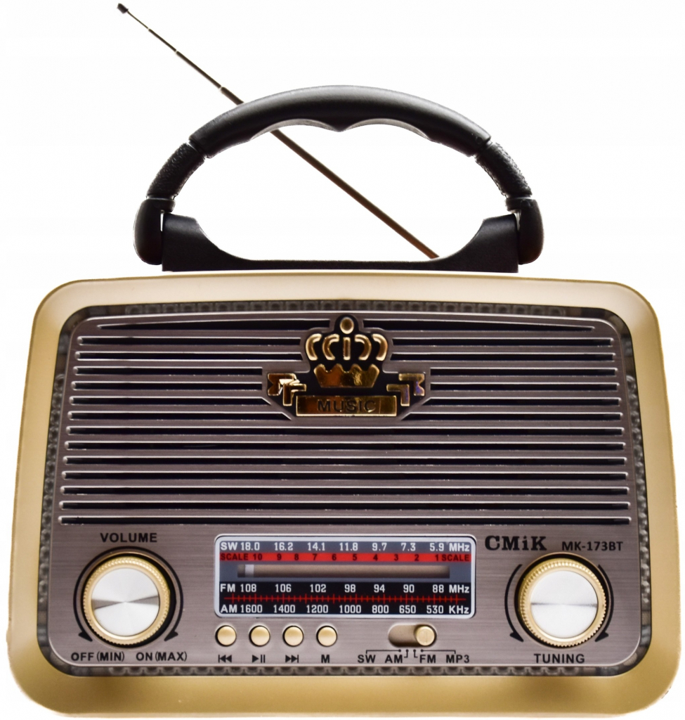 CMiK Bluetooth reproduktor FM rádio MK-173BT od 1 390 Kč - Heureka.cz