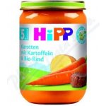 HiPP Bio Menu Mrkev s bramborem a Bio hovězím masem 190 g – Sleviste.cz