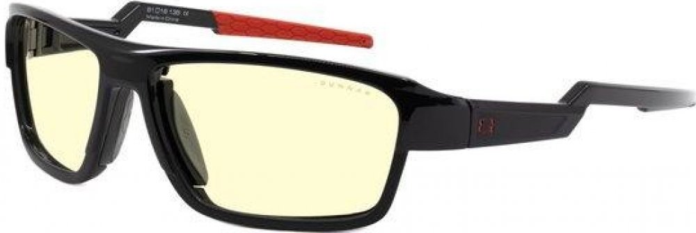 Gunnar Lightening Bolt 360 Onyx herní brýle černo-červené obroučky,  jantarová skla LI3-00101 | Srovnanicen.cz