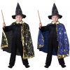 Dětský karnevalový kostým Rappa plášť kouzelnický 2 druhy