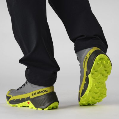 Salomon Cross Hike Mid GTX GreyYellow Šedá – Zboží Mobilmania