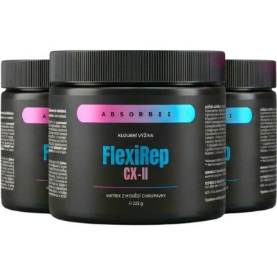 ABSORBii FlexiRep CX-II 90denní kúra pro klouby 3 x 225 g – Hledejceny.cz