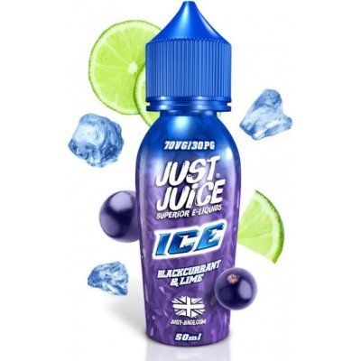 Just Juice Shake & Vape ICE Blackcurrant & Lime 20 ml – Sleviste.cz