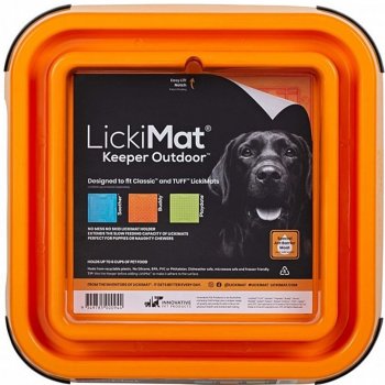 LickiMat Keeper Outdoor pro lízací podložky oranžový