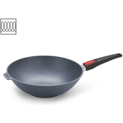 Woll Wok Pánev Diamond LITE s odnímatelnou rukojetí na indukci 32 cm – Zboží Mobilmania