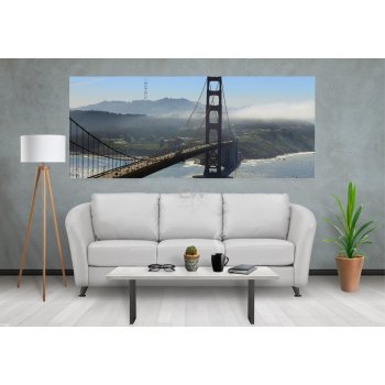 Coloriqa panoramatická fototapeta Most Golden Gate Bridge San Francisco 1350 Materiál: Vinyl Premium, Rozměr: 250 x 104 cm PAN