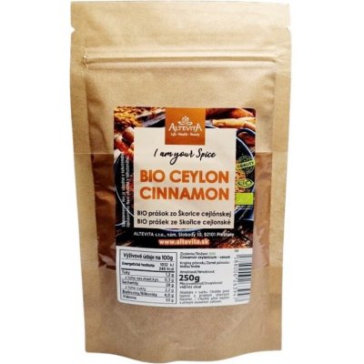 Altevita Bio Cejlonská Skořice mletá 250 g – Zboží Dáma