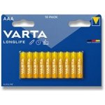 Varta Longlife AAA 10ks 4103101461 – Zboží Mobilmania