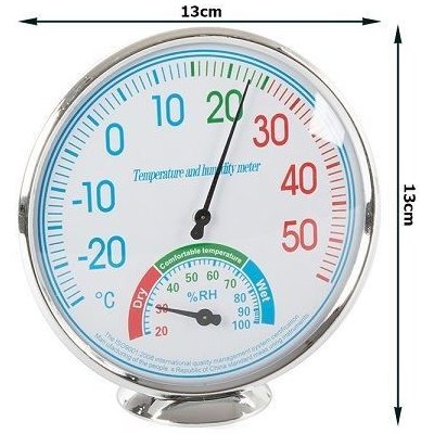 Analogový pokojový vlhkoměr s teploměrem – Zboží Mobilmania