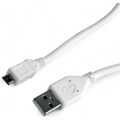 Gembird KAB051M1W USB A Male/Micro B Male 2.0, 0,5m, bílý – Zboží Mobilmania