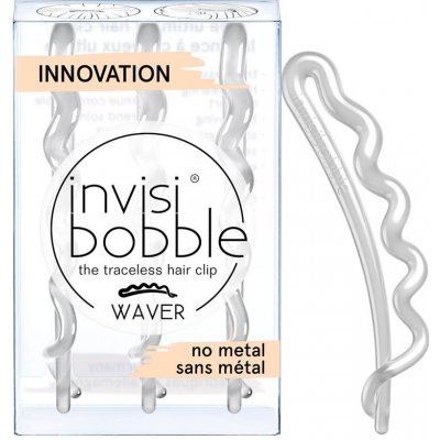 INVISIBOBBLE Invisibobble Waver Hair Clips Crystal Clear 3 ks – Zboží Mobilmania