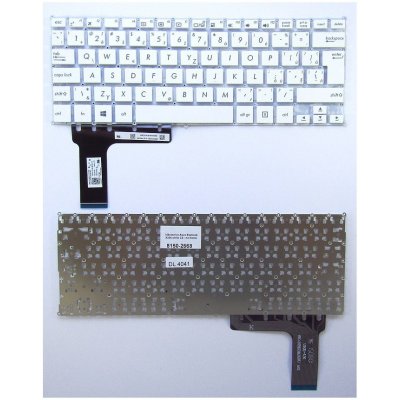 česká klávesnice Asus VivoBook Q200 Q200E S200E X201 X201E X202 bílá CZ/SK - no frame – Zbozi.Blesk.cz