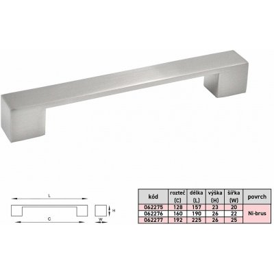 KNK NIKOL 128/158 NIKL broušený – Hledejceny.cz